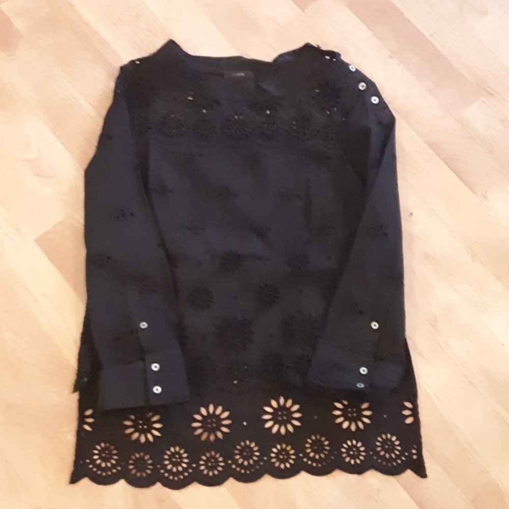 Jcrew eyelet top